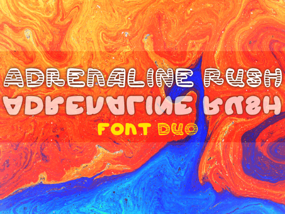 Adrenaline Rush Display Font for Bold Campaign Headlines