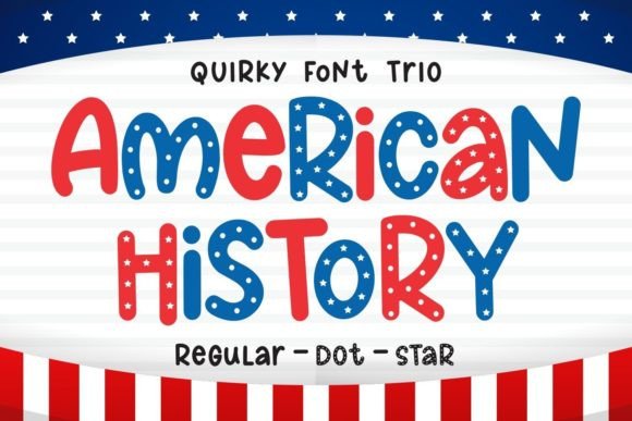 American History: A Joyful Display Font for Bold Designs