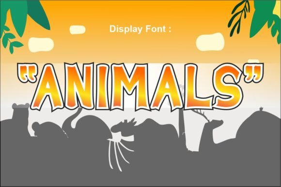 Animals Display Font for Friendly, Natural Branding