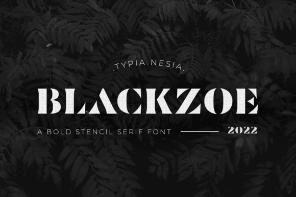 Blackzoe Display Font for Bold Brand Identity