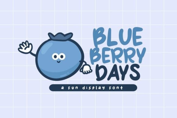 Blueberry Days: A Playful Display Font Worth Downloading