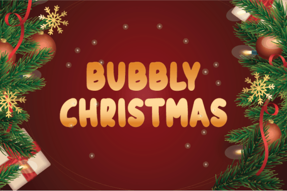 Bubbly Christmas Font for Warm, Trustworthy Branding