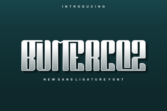 Bumercoz Font: Bold Display Typeface for Handmade Brands