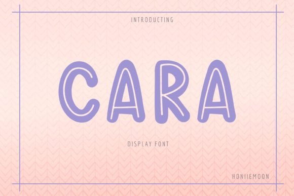 Cara Font: A Fun, Bold Display Font for Small Business Branding