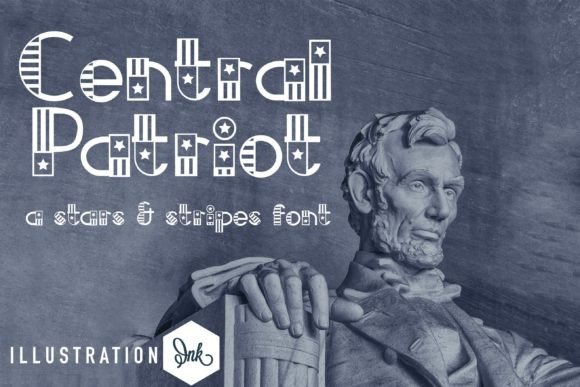 Central Patriot Font for American-Themed Branding