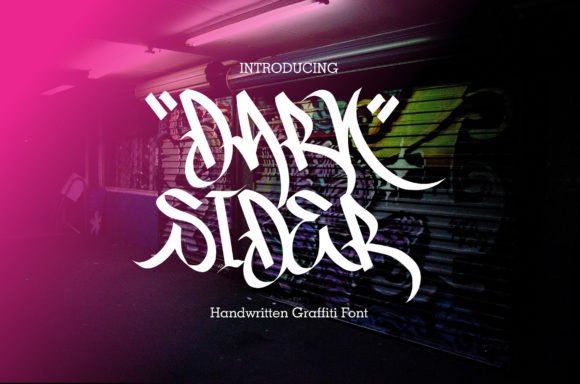 Dark Sider: Urban Graffiti Display Font for Bold Campaign Visuals