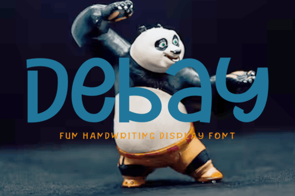 Debay: A Cute Display Font for Modern Brand Identity