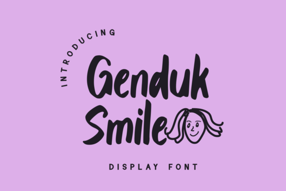 Genduk Smile Display Font for Bold Campaign Headlines