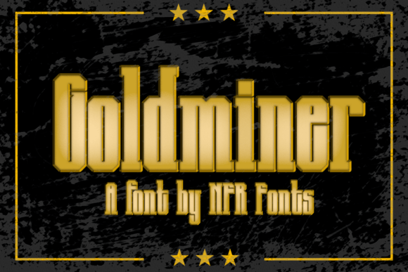 Goldminer Display Font for Bold Digital Branding