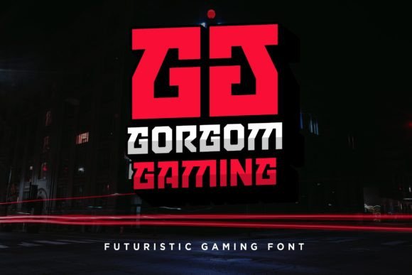 Gorgom: A Futuristic Display Font for Bold Brand Identity
