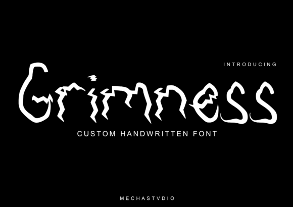 Grimness Font: A Dark, Distinctive Display Typeface for Bold Branding