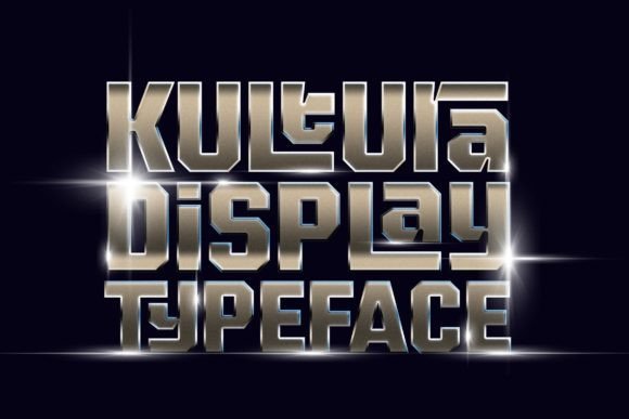 Kultura Font for Bold, Nostalgic Brand Identity