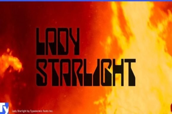 Lady Starlight: A Bold Display Font for Editorial Impact