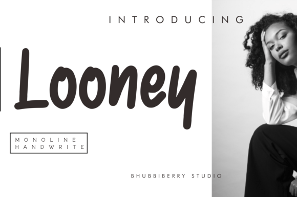 Looney Display Font for Playful Brand Identity
