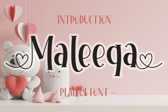 Maleeqa: A Whimsical Handwritten Display Font for Editorial Charm
