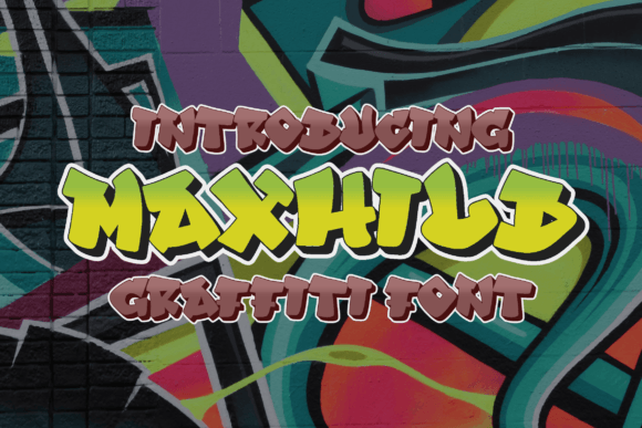 Maxhild: A Graffiti-Style Display Font for Bold Digital Campaigns