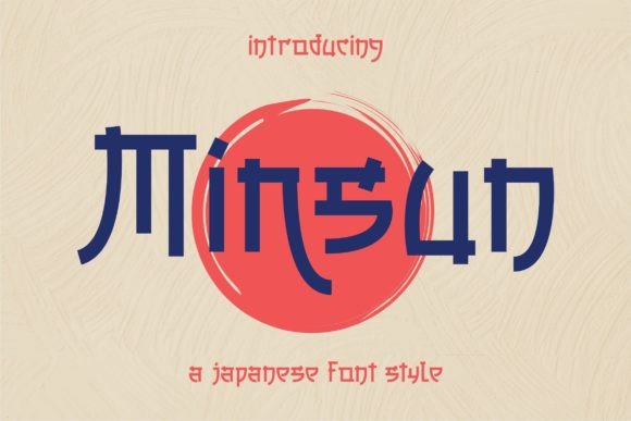 Minsun: A Japanese-Style Display Font for Modern Branding