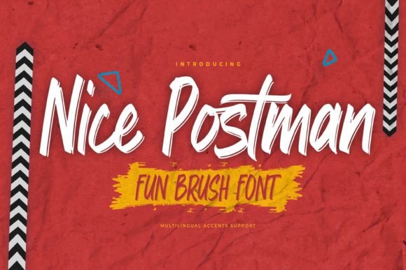 Nice Postman Font for Handmade Creatives