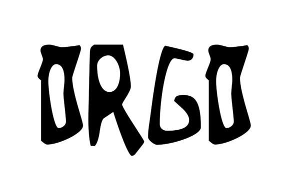Orgo Display Font for Small Business Branding