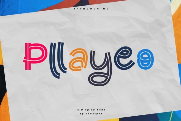 Pllayeo: A Whimsical Display Font for Thoughtful Editorial Design