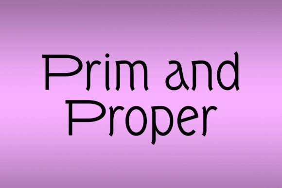 Prim and Proper: A Clean Display Font for Editorial Design