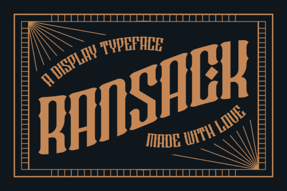 Ransack Blackletter Font for Handmade Creators
