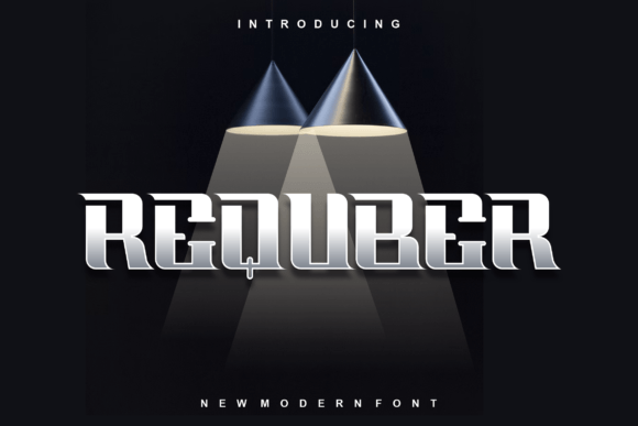Requber Display Font for Handmade Branding