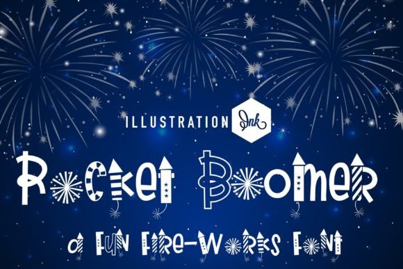Rocket Boomer Display Font for Joyful Branding
