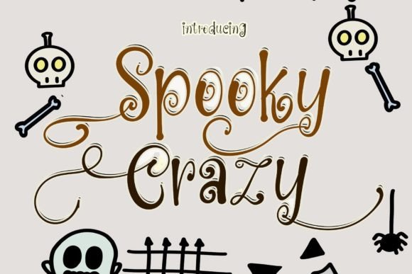 Spooky Crazy Font for Bold, Playful Campaign Graphics