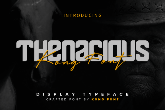 Thenacious Display Font for Crafters & Designers