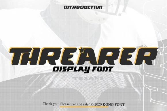 Threarer Display Font for Handmade Creatives