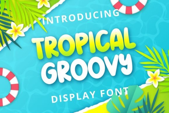 Tropical Groovy Font for Bold, Playful Branding