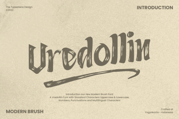 Vredollin Font for Modern Small Business Branding